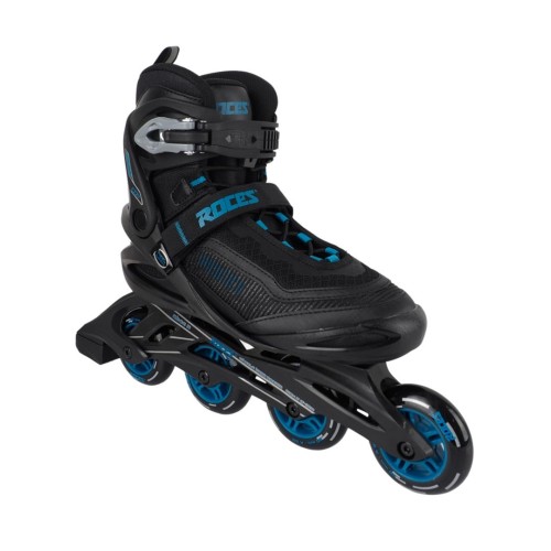 Łyżworolki Roces Icon X czarno-niebiekie 400908 00001 45