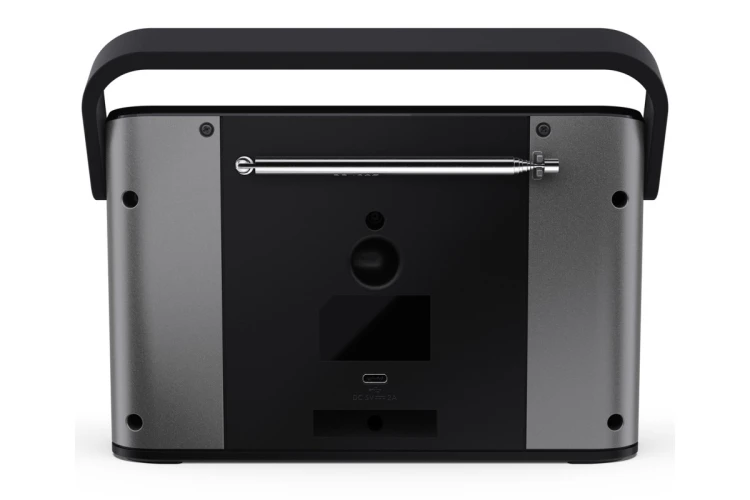 Przenośne stereofoniczne radio cyfrowe Sharp OSAKA DR-P540(GY) z portem USB, łącznością Bluetooth, radiem FM i połączeniem bezprzewodowym
