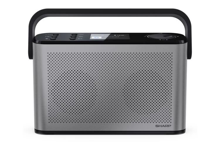 Przenośne stereofoniczne radio cyfrowe Sharp OSAKA DR-P540(GY) z portem USB, łącznością Bluetooth, radiem FM i połączeniem bezprzewodowym