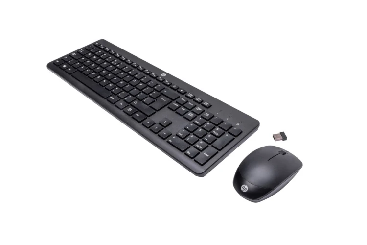 Zestaw klawiatura + mysz HP 230 Wireless Mouse and Keyboard Combo bezprzewodowe czarne 18H24AA#ABB