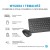 Zestaw klawiatura + mysz HP 230 Wireless Mouse and Keyboard Combo bezprzewodowe czarne 18H24AA#ABB