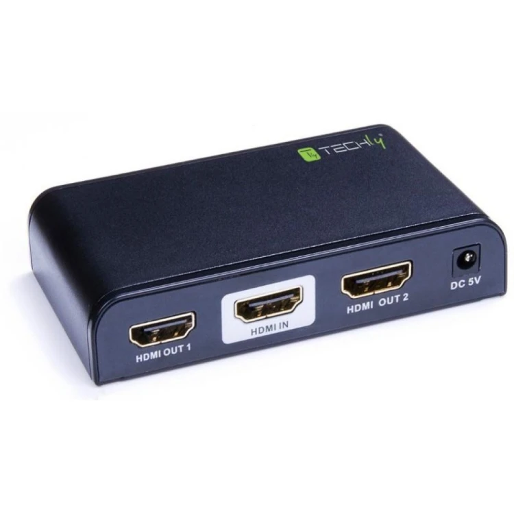 Techly IDATA HDMI2-4K2 rozgałęziacz telewizyjny HDMI 2x HDMI