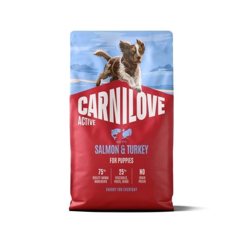 CARNILOVE ACTIVE DOG SALMON&TURKEY PUPPIES 4kg