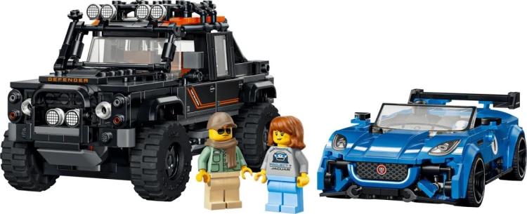 LEGO Speed Champions 77264 - Jaguar Project 7 i Land Rover Defender