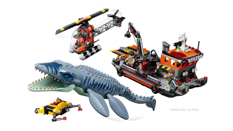 LEGO Jurassic World 77983 - Atak mozazaura na łódź