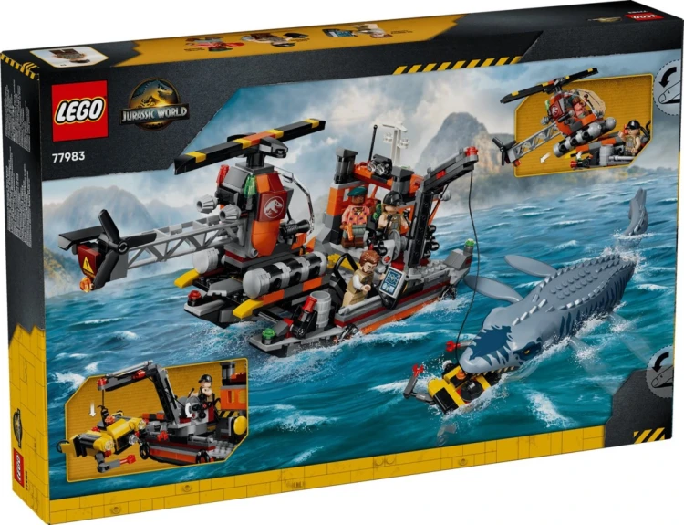 LEGO Jurassic World 77983 - Atak mozazaura na łódź