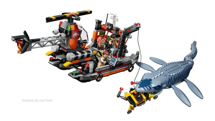 LEGO Jurassic World 77983 - Atak mozazaura na łódź