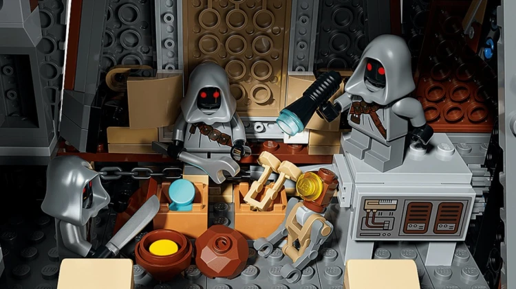 LEGO Star Wars 75453 - Piaskoczołg wędrownych Jawów i bagnorożec