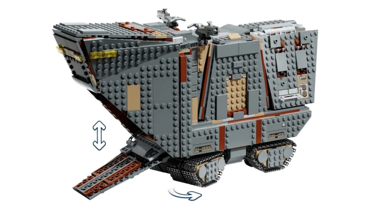 LEGO Star Wars 75453 - Piaskoczołg wędrownych Jawów i bagnorożec