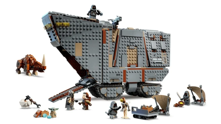LEGO Star Wars 75453 - Piaskoczołg wędrownych Jawów i bagnorożec