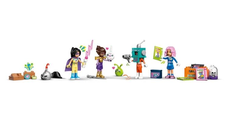 LEGO Friends 42674 - Sklep z grami i komiksami