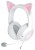 Zestaw słuchawkowy Razer Kraken Kitty V2 przewodowe nauszne z mikrofonem i redukcją szumów biały