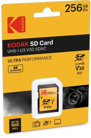 Kodak EKMSD256GXC10HPRK pamięć flash 256 GB SDXC UHS-I Klasa 10
