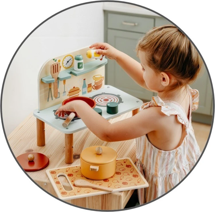 PROMIS MINI KUCHNIA DREWNIANA DLA DZIECI KD08