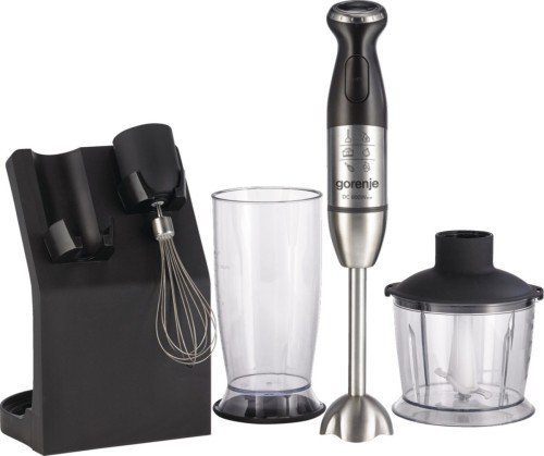 Gorenje HBC807QB 0,5 l Mikser ręczny 800 W Czarny, Stal nierdzewna