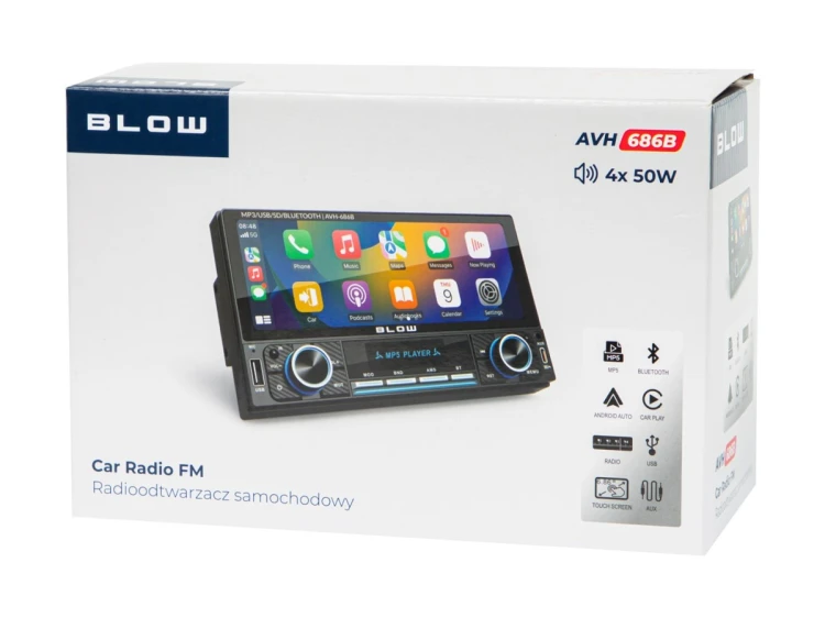 Radio BLOW AVH-686B RDS MP3/USB/micro SD/BLUETOOTH