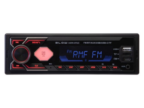 Radio BLOW AVH-8960 RDS MP3/USB/micro SD/BLUETOOTH + USB-C