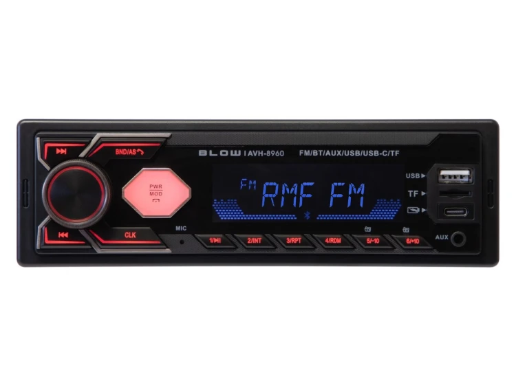Radio BLOW AVH-8960 RDS MP3/USB/micro SD/BLUETOOTH + USB-C