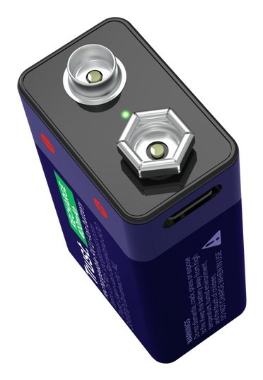 Akumulator TRUST 9V ładowany przez USB-C