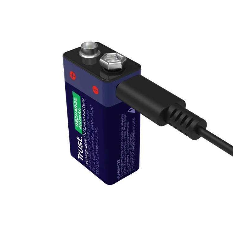 Akumulator TRUST 9V ładowany przez USB-C