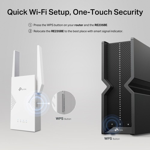 Wzmacniacz sygnału Wi-Fi 7 TP-LINK RE235BE BE3600