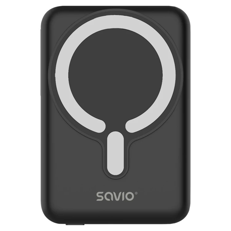 SAVIO POWERBANK 10000 MAH MAGNETYCZNY CZARNY BA-12