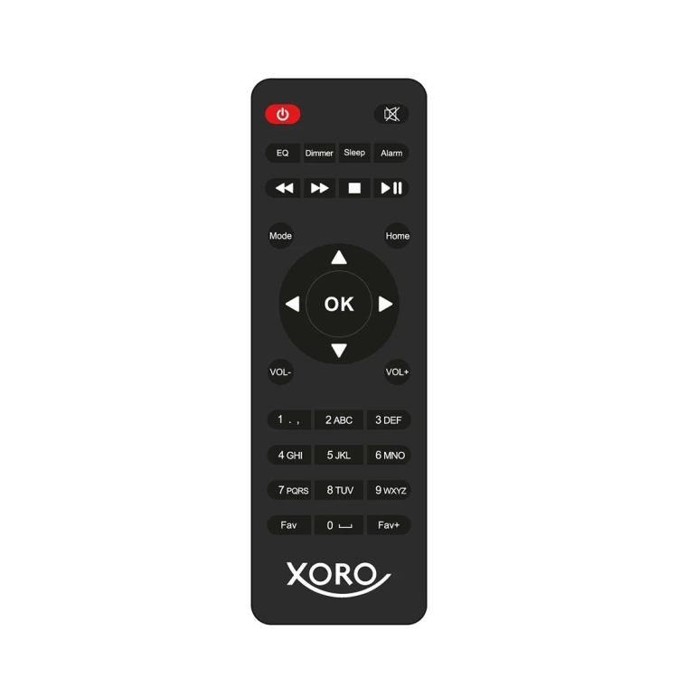 Xoro XOR400909 radio Internet Cyfrowy Czarny