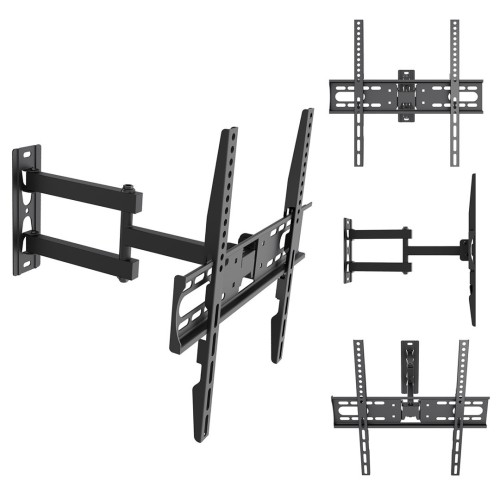 MACLEAN UCHWYT WIESZAK DO TV 32-55'' UCHWYT / WIESZAK DO TV MACLEAN, MAX VESA 400X400, 32-55", DO 30KG, CZARNY, REG. POCHYŁU