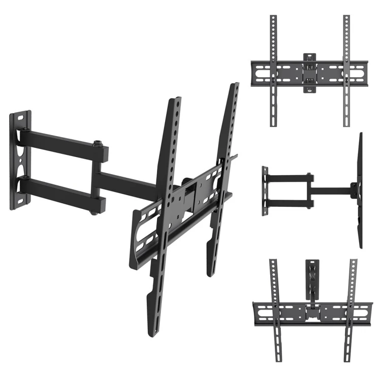 MACLEAN UCHWYT WIESZAK DO TV 32-55'' UCHWYT / WIESZAK DO TV MACLEAN, MAX VESA 400X400, 32-55", DO 30KG, CZARNY, REG. POCHYŁU