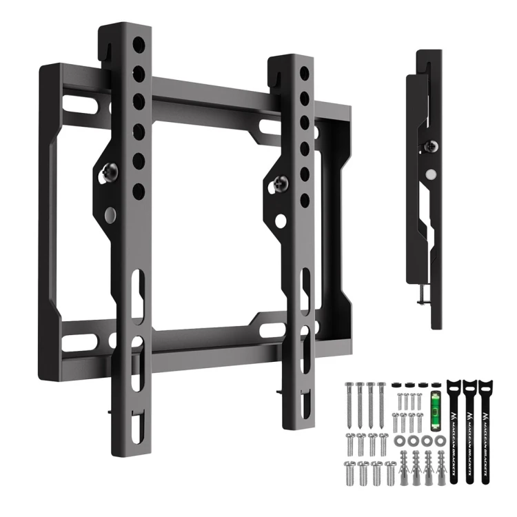 MACLEAN UCHWYT WIESZAK DO TV 13-43'' UCHWYT / WIESZAK DO TV MACLEAN, MAX VESA 200X200, 13-43", DO 45KG, CZARNY, REG. POCHYŁU