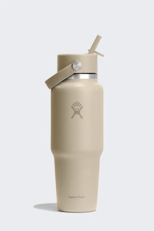 Butelka termiczna Hydro Flask 32 Oz Wide Flex Straw Travel Bottle (946 ml) - oat