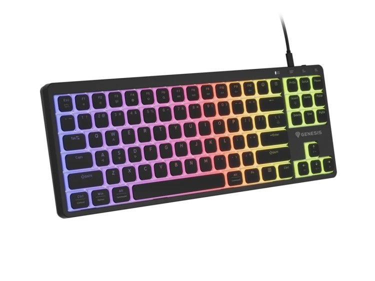 GENESIS Thor 430 TKL klawiatura Gaming USB QWERTY US English Czarny