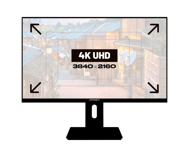 Monitor JAPANNEXT 60,5 cm JN-IPS2380UHDR-C65W-HSP 16:9 HDMI/DP UHD
