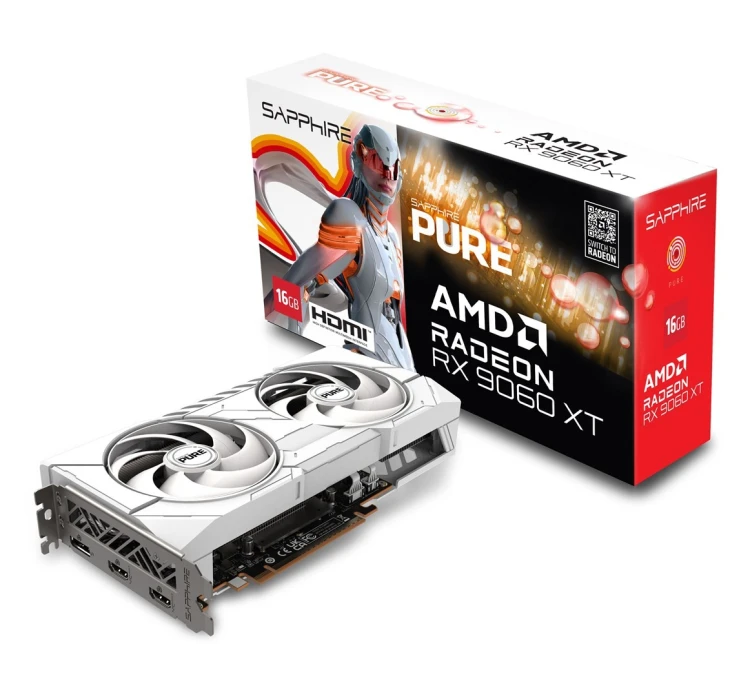Karta graf. SAPPHIRE PURE RX 9060 XT GAMING OC 16GB