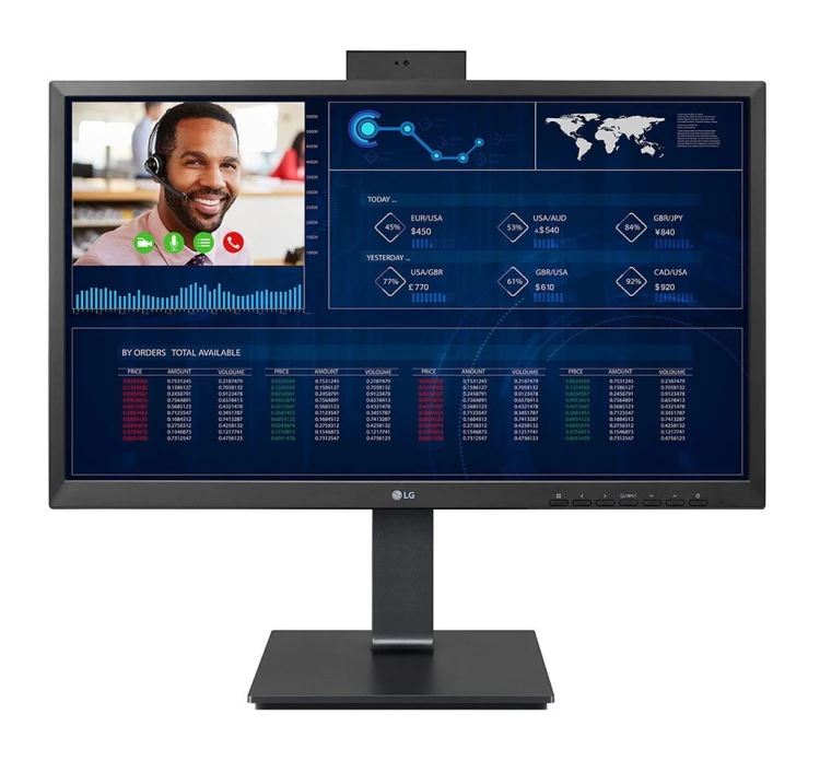 LG 24CQ651I-6P komputer wielofunkcyjny All-in-One Intel® Celeron® J4105 61 cm (24") 1920 x 1080 px All-in-One thin client 4 GB DDR4-SDRAM 16 GB HDD Wi