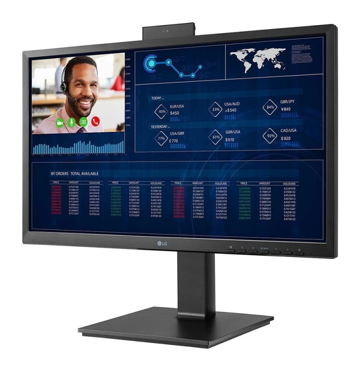 LG 24CQ651I-6P komputer wielofunkcyjny All-in-One Intel® Celeron® J4105 61 cm (24") 1920 x 1080 px All-in-One thin client 4 GB DDR4-SDRAM 16 GB HDD Wi