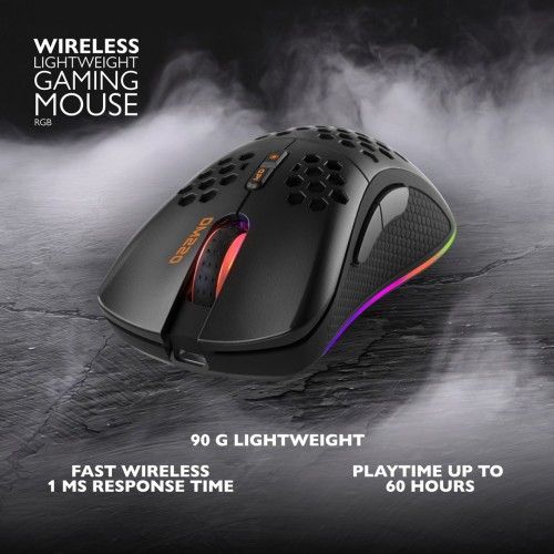 Deltaco Gaming GAM-120 myszka Po prawej stronie RF Wireless + Bluetooth + USB Type-A Optyczny 4800 DPI
