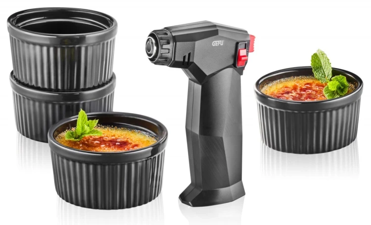 GEFU ZUCA Zestaw do creme brulée 5 el.