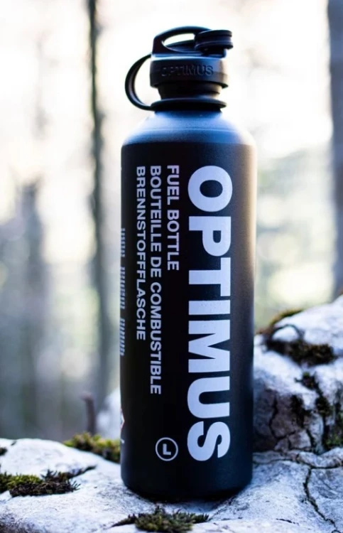 Optimus 8021022 akcesorium do pieca kempingowego 1 l 251 g Aluminium Czarny Butelka paliwa