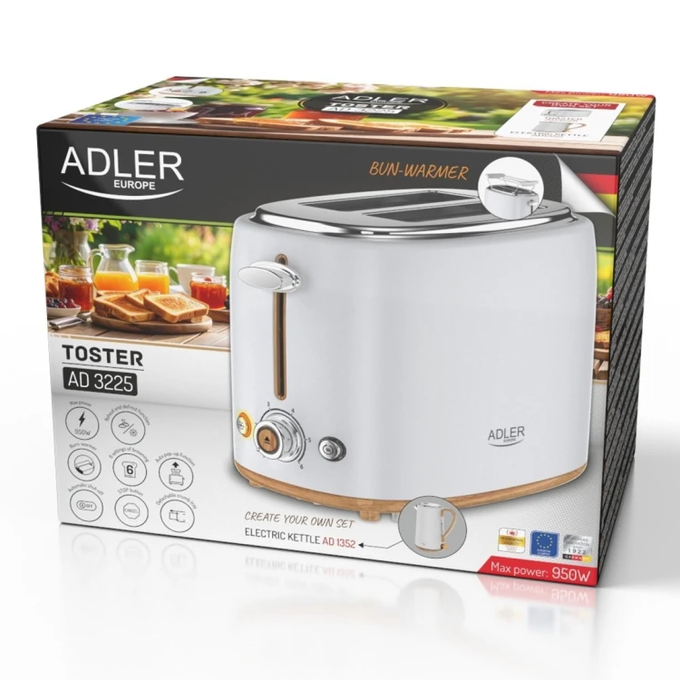 TOSTER Z RUSZTEM ADLER AD 3225