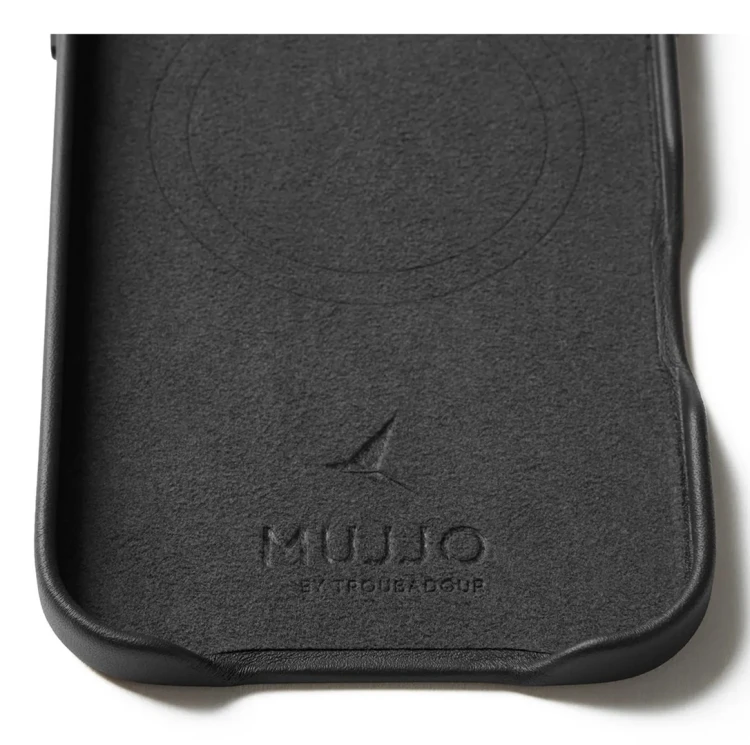 Mujjo MUJJO-CL-065-BK pokrowiec na telefon komórkowy 16,5 cm (6.5") Czarny