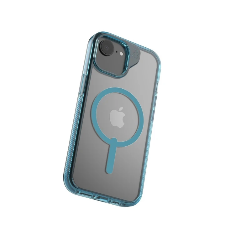 ZAGG Santa Cruz Snap - obudowa ochronna do iPhone 16e / 15 / 14 / 13 kompatybilna z MagSafe (blue)