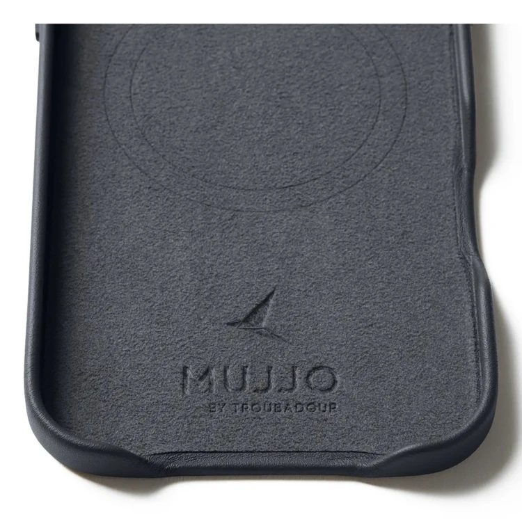 Mujjo MUJJO-CL-065-BS pokrowiec na telefon komórkowy 16,5 cm (6.5") Bazalt