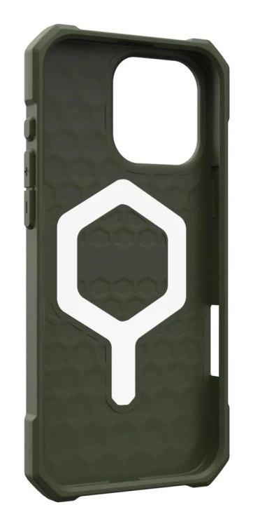 Etui UAG Urban Armor Gear Essential Armor MagSafe do Apple iPhone 16 Pro Max oliwkowy szary (przezroczysty)