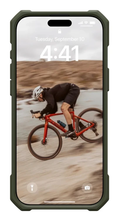 Etui UAG Urban Armor Gear Essential Armor MagSafe do Apple iPhone 16 Pro Max oliwkowy szary (przezroczysty)