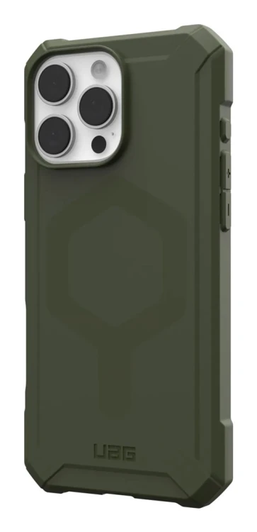 Etui UAG Urban Armor Gear Essential Armor MagSafe do Apple iPhone 16 Pro Max oliwkowy szary (przezroczysty)
