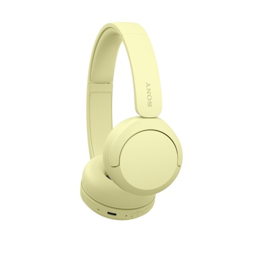 Słuchawki bezprzewodowe Sony WH-CH520 koloru żółtego