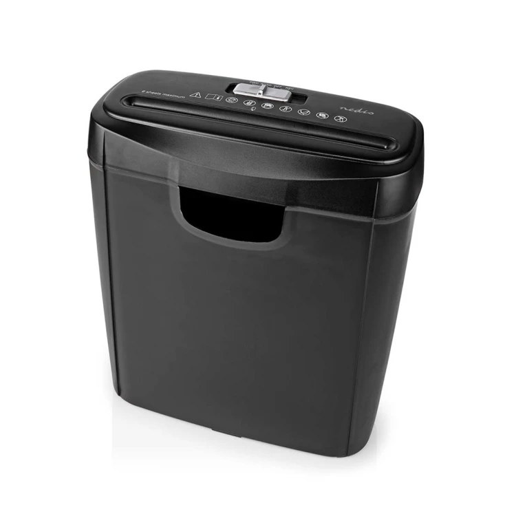 Niszczarka do papieru Nedis 10l DIN P-2 190W Czarna