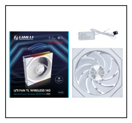 Lian Li Uni Fan TL Obudowa komputera, Procesor Wentylator 14 cm Biały 1 szt.