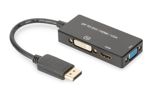 Digitus Kabel konwertujący DisplayPort 3 w 1